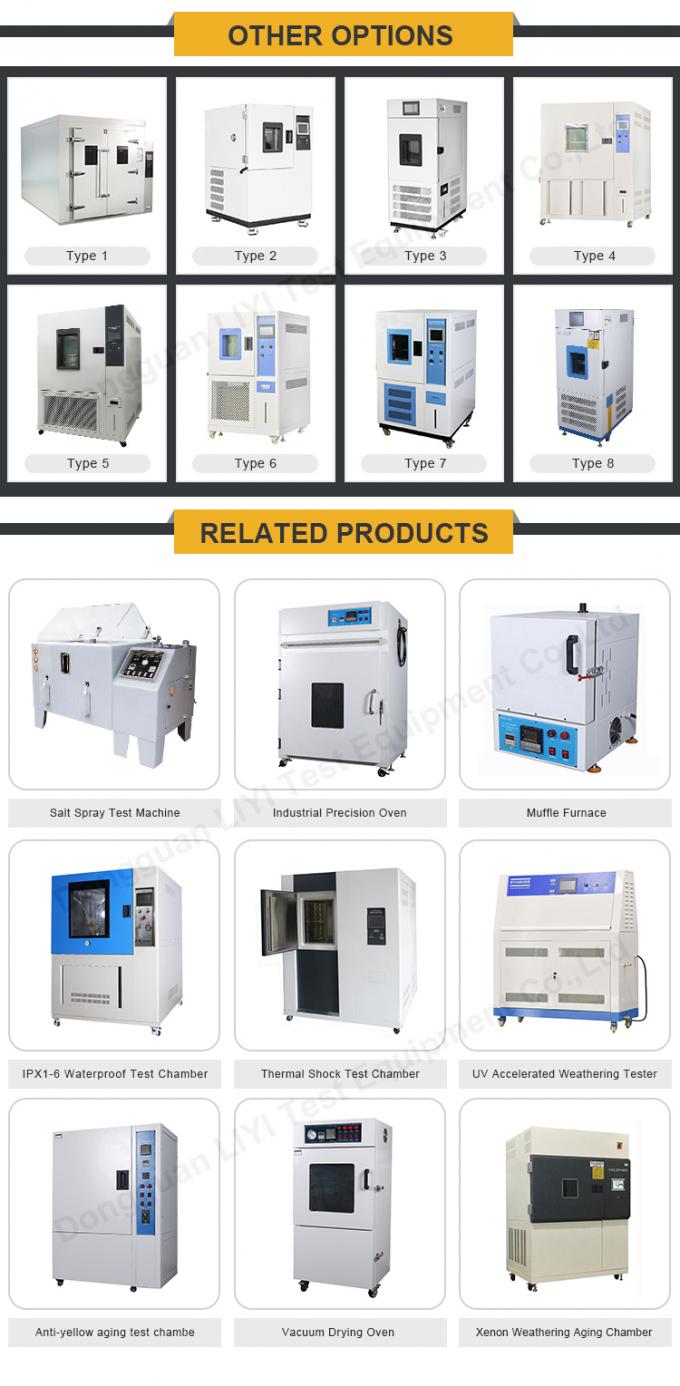 LIYI JIS C60068 150L Benchtop Temperature Chamber , LIYI Temperature Humidity Chamber 2