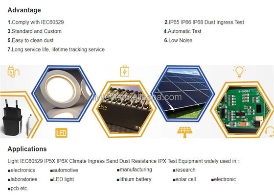 LIYI Simulated Sand and Dust Test Chamber Environmental and Dust Test Instrument