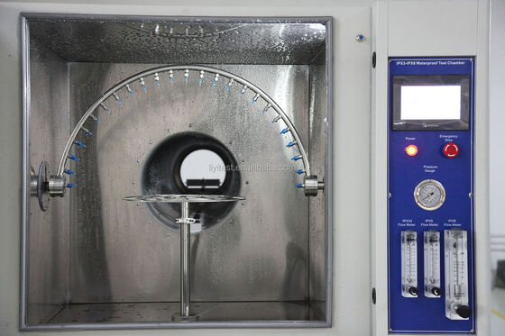 LIYI CE Approved IPX5 IPX6 Automatic Touch Screen Water Shower Test Chamber for Waterproof Testing for Electronic test