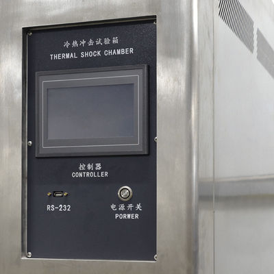 2 Zone Type Thermal Shock Test Chamber High and Low Temperature Reservation Cabinet