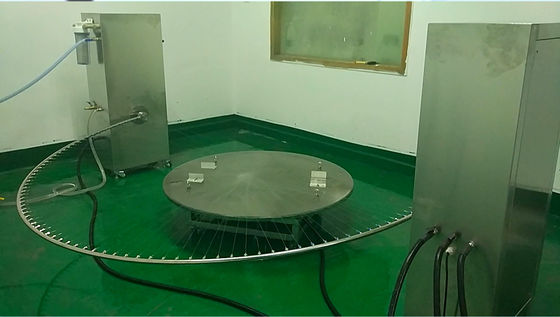IEC60529 Standard Waterproof Test Machine Oscillating Tube Water Spraying And Splashing