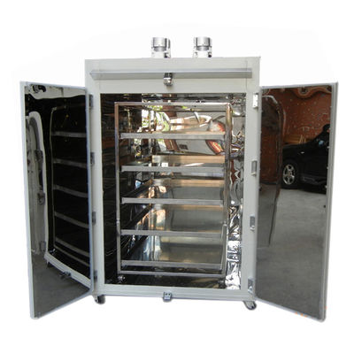 Double Door Forced Air Drying Oven With Moving Cart And Trays LY-6120