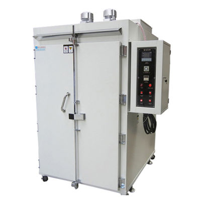 Double Door Forced Air Drying Oven With Moving Cart And Trays LY-6120
