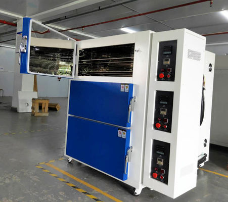 3 Chamber Combined  Electric Drying Oven Separate Control  Laboratory Hot Air Oven